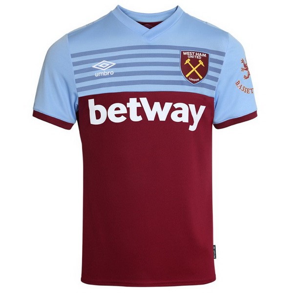 Camiseta West Ham Primera 2019-2020 Rojo